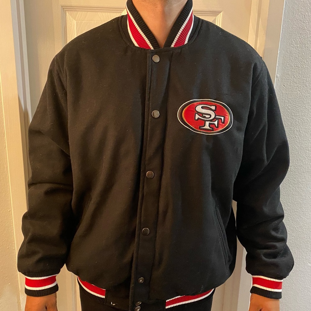Men’s NFL San Francisco 49ers Bomber Jacket